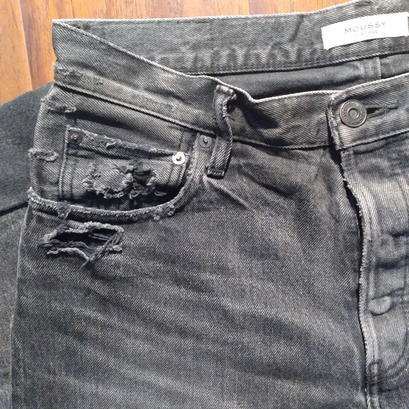 Moussy Vintage Charcaol Jeans (30) - Picture 3 of 9